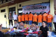Aksi Curat Terungkap, Polsek Kuta Utara Tangkap 8 Pelaku dan Dua di Antaranya Residivis Aksi Curat