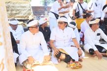 Wagub Bali dan Wali Kota Denpasar Hadiri Upacara Pemelaspasan Pura Telaga Waja, Pura Kahyangan Badung, Desa Adat Denpasar Upacara Pemelaspasan