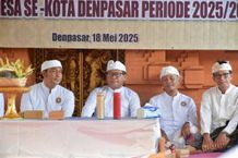 Pemkot Denpasar Apresiasi Pengukuhan Pengurus PHDI Desa/Kelurahan se-Kota Denpasar PHDI DPS