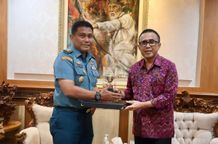 Wali Kota Denpasar Terima Kunjungan Kepala Oditurat Militer III-13 Denpasar Terima Kunjungan