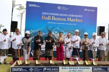 Wawali Arya Wibawa Hadiri Groundbreaking Pembangunan Bali Benoa Marina Bali Benoa Marina