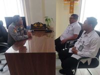 Kalapas Tabanan Audiensi ke Polsek Tabanan, Bahas Stabilitas Keamanan Stabilitas Keamanan