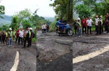 Pantau Proyek Jalan Desa Pakisan, Wabup Supriatna Pastikan Kualitas Pengaspalan cek aspal