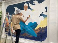 Lomba Mural Semarakkan Peringatan Bulan Bung Karno di Denpasar Utara, Angkat Tema “Pancasila, Bung Karno, dan Toleransi” Lomba Mural
