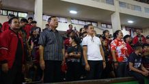 Sutjidra-Supriatna Berikan Motivasi pada Atlet PORJAR Buleleng Atlet Buleleng