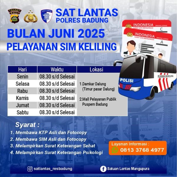 SIM Keliling Badung