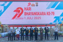 Bupati Bangli Hadiri Upacara Peringatan HUT Ke-79 Bhayangkara Bhayangkara