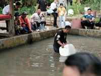 Gelorakan Ketahanan Pangan dan Peningkatan UMKM, Lapas Tabanan Gelar Lomba Mancing Ikan Lele Ikan Lele
