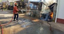 Mobil dan Dapur Warga di Karangasem Hangus, Dua Orang Luka-luka Kebakaran