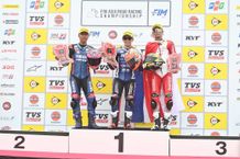 Pebalap AHM M. Adenanta Putra Raih Podium di Race Pertama ARRC Jepang Podium
