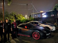 Langgar Aturan, Mobil Sport Mewah Porsche Diamankan Satlantas Polres Badung Porsche