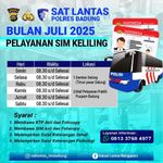 Jadwal SIM Keliling Polres Badung Bulan Juli 2025 Jadwal SIM Keliling Polres Badung Bulan Juli 2025