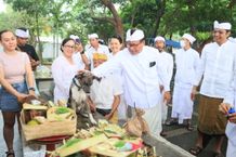 Rangkaian Rahina Tumpek Uye di Pura Agung Jagatnatha Tumpek Uye