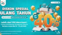 BPR Lestari Bali Rayakan HUT ke-26, Nasabah Kebanjiran Diskon Spesial! BPR Lestari Bali Rayakan HUT ke-26, Nasabah Kebanjiran Diskon Spesial!