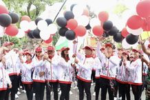 Wawali Arya Wibawa Lepas 838 Atlet Kontingen Denpasar Menuju Porprov Bali XVI 2025 Atlet Denpasar