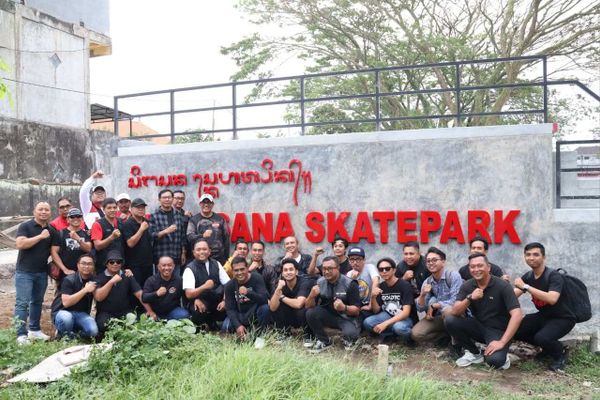 Bupati Sanjaya dan Jajaran Tinjau Singasana Skate Park