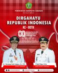 Pemerintah Kabupaten Tabanan Ucapkan Dirgahayu ke-80 Republik Indonesia Dirgahayu ke-80 Republik Indonesia