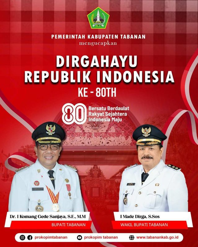 Dirgahayu ke-80 Republik Indonesia