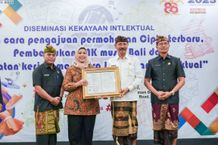 Inovasi Gotik Tangani Sampah Plastik, Pemkab Badung Terima Sertifikat Merek dari Kemenkumham GOTIK BADUNG