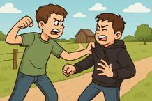 Diduga Hanya Gara-Gara Saling Tatap, Remaja di Karangasem Terlibat Duel hingga Luka Robek Ilustrasi Berkelahi