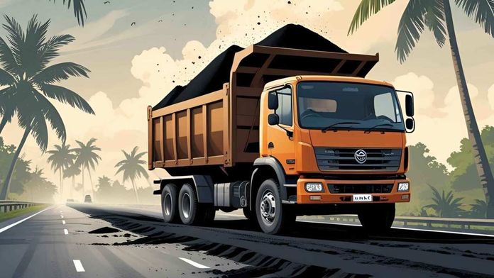 Ilustrasi Truk Galian C