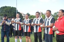 Sekda Alit Wiradana Suport Atlet Denpasar Berlaga di Turnamen Korpri IV Provinsi Bali KORPRI