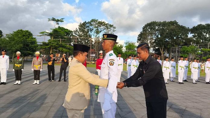 Sedana Arta Kukuhkan 60 Anggota Paskibraka Bangli Tahun 2025