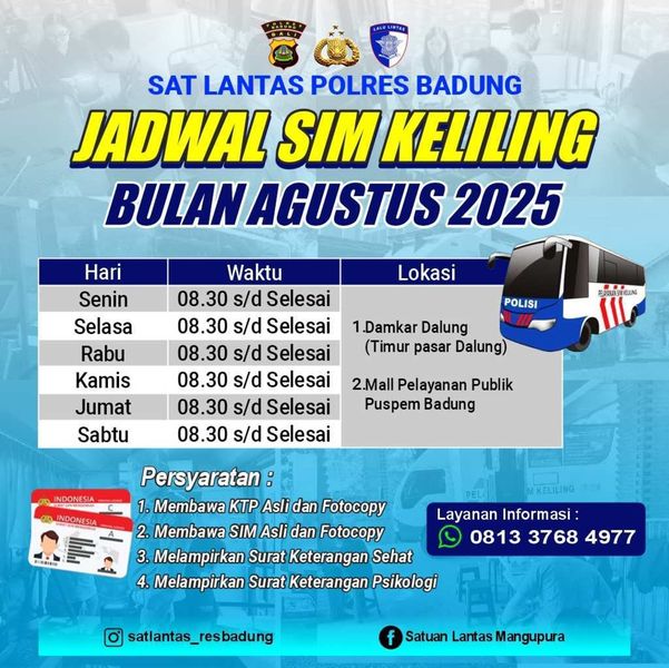 SIM Keliling Badung