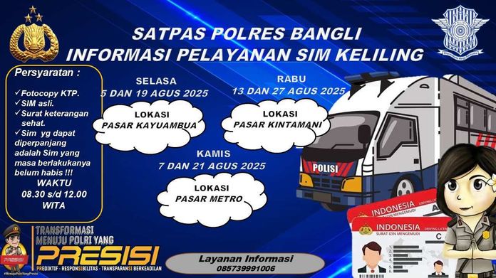 SIM Keliling Bangli