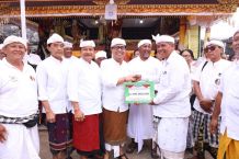 Bertepatan dengan Banyu Pinaruh, Wawali Arya Wibawa Hadiri Pemelaspasan Balai Piyasan Pura Ibu Desa Adat Intaran Sanur Pemelaspasan