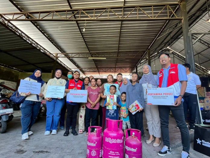 Pertamina Patra Niaga Gerak Cepat Salurkan Bantuan Bencana di Bali