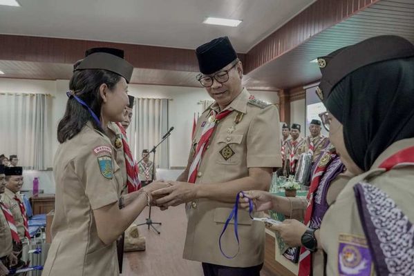 BaliPortalNews_ Pramuka Badung 100 Pembina Ikuti Kursus Mahir Tingkat Dasar dan Lanjutan Pramuka Badung