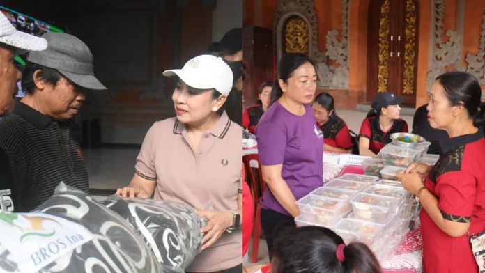 Sagung Antari Jaya Negara dan Kristi Arya Wibawa Tinjau Safari Kesehatan di Kecamatan Denpasar Timur dan Denpasar Barat