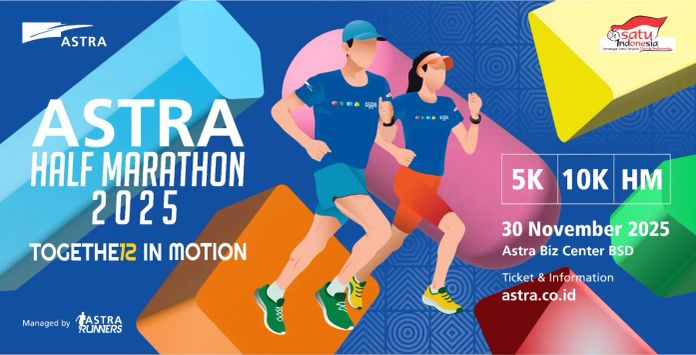 Penjualan Tiket Astra Half Marathon 2025 Dibuka 11 September 2025