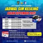 Jadwal SIM Keliling Polres Badung Bulan September 2025 Jadwal SIM Keliling Polres Badung Bulan September 2025