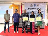 Sinergi Forum Maritim Bali Bersama Lanal Denpasar dan FKP Unud Ajak Gen Z Lestarikan Laut