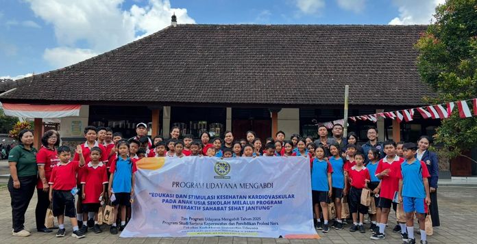 Udayana Hadirkan Program “Sahabat Sehat Jantung” di SD Negeri 1 Timpag di SD Negeri 1 Timpag