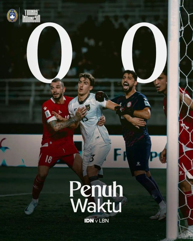 Timnas Indonesia Bermain Imbang 0-0 Lawan Lebanon di FIFA Matchday