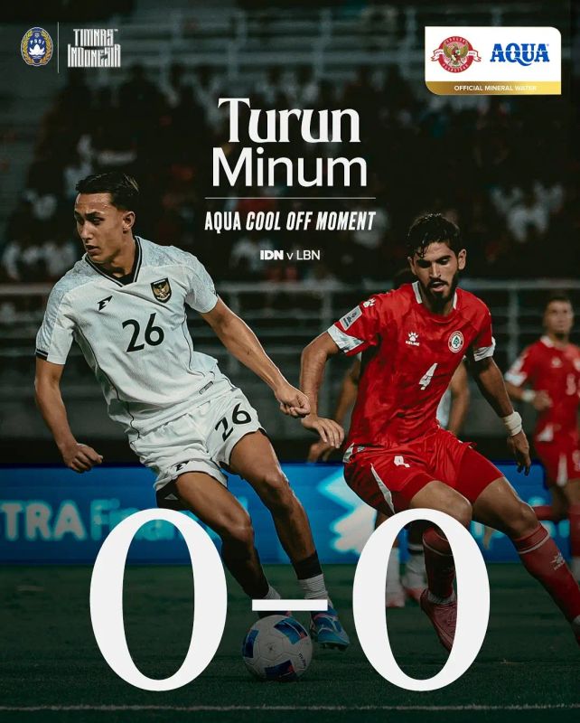 Babak Pertama Timnas Indonesia vs Lebanon, Skor Masih 0-0