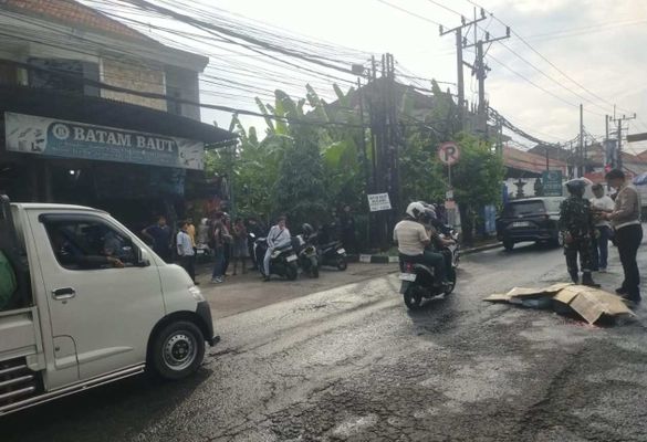 BaliPortalNews_ Laka Dukuh 01 - ist Terlindas Truk, Pemotor Tewas Mengenaskan