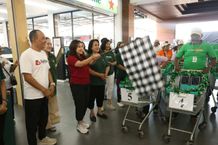 Ayu Kristi Arya Wibawa Hadiri Lomba Shopping Race dan Senam Sehat Bahagia Calon Pensiunan Pegawai Pemkot Denpasar Race