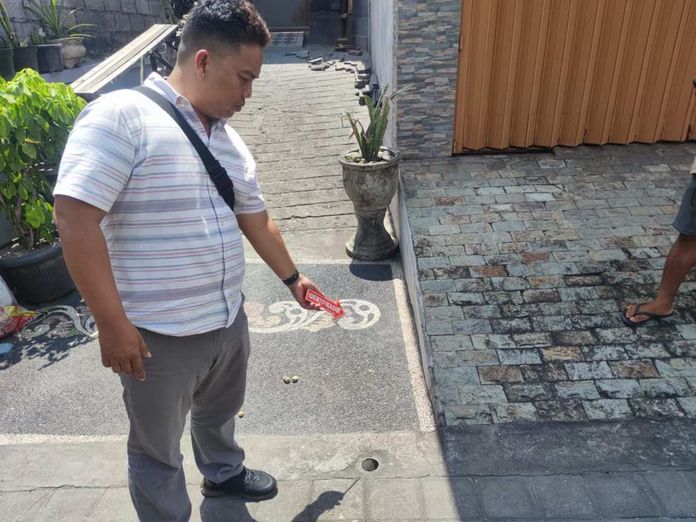 BaliPortalNews_ TKP Anirat Polisi Kejar Terduga Pelaku Anirat yang Melarikan Diri