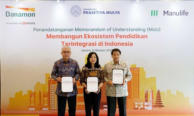 Danamon, Manulife dan Universitas Prasetiya Mulya Luncurkan Prasmul EduWealth