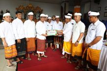 Wawali Arya Wibawa Hadiri Karya Mamungkah dan Ngenteg Linggih di Banjar Binoh Kelod Puncak Karya Mamungkah