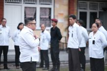Mitigasi Risiko dan Kolaborasi Pengamanan, Kalapas Tabanan Tekankan Komitmen Jajaran Mitigasi Risiko