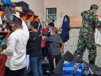 Lapas Tabanan Bersama Polres dan BNNK Badung Gelar Razia Gabungan dan Tes Urine Warga Binaan Razia Gabungan
