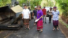 Jadi Akses Vital Bagi Masyarakat, Peningkatan Ruas Jalan Petandakan-Pegadungan Hampir Rampung Peningkatan Ruas Jalan