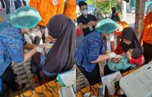 Cegah Penyebaran Penyakit Campak, Pemkot Denpasar Gelar Imunisasi Campak Massal di Dusun Wanasari Imunisasi Campak