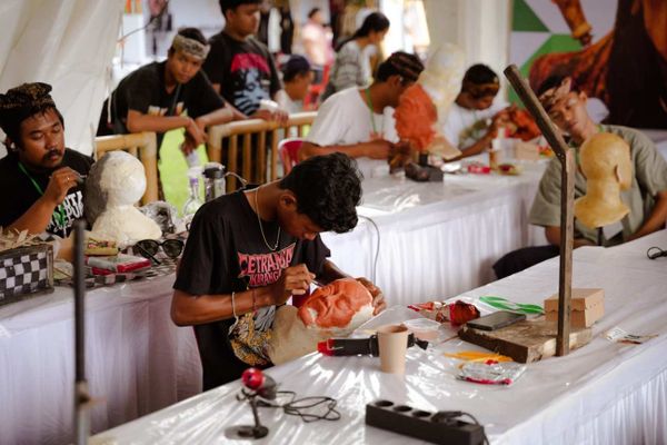 Lomba Tapel Ogoh-ogoh Mangucita: Ajang Lahirnya Kreator Muda Berbakat di Badung