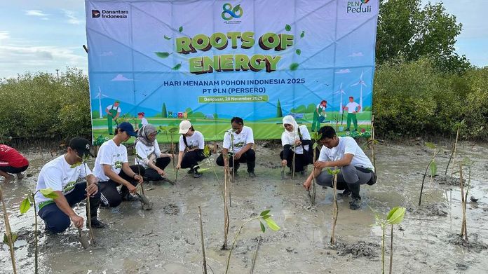 BaliPortalNews_ Mangrove PLN UP2D Bali Berpartisipasi Aktif Perkuat Ekosistem Mangrove Benoa